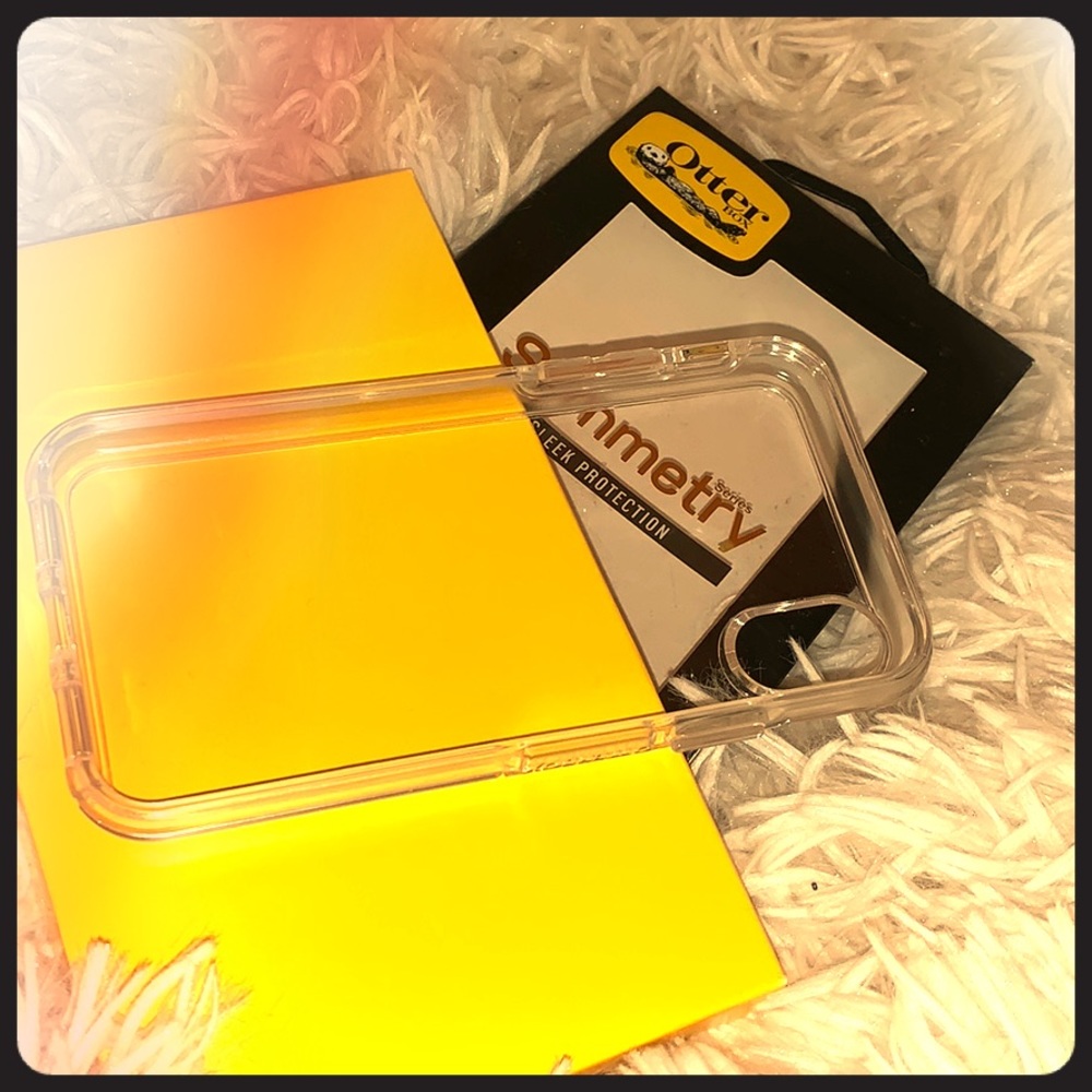 Clear Otter box symmetry for iPhone X (never used)